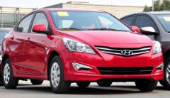 Седан Hyundai Solaris 2015 года появился на дорогах России